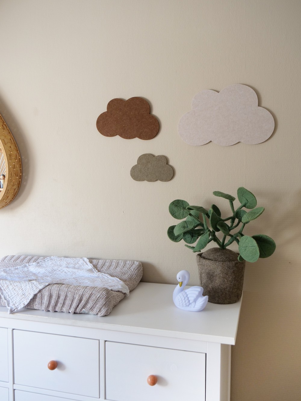 Beau wolken set van 3