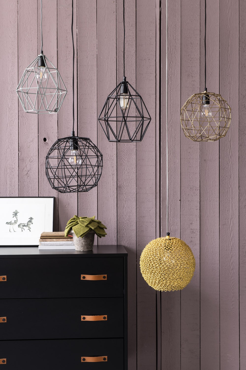 Wire hanglamp