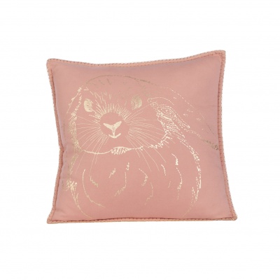 Gini rabbit cushion pink